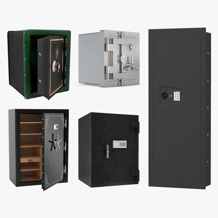 3D Safes Collection 5 model