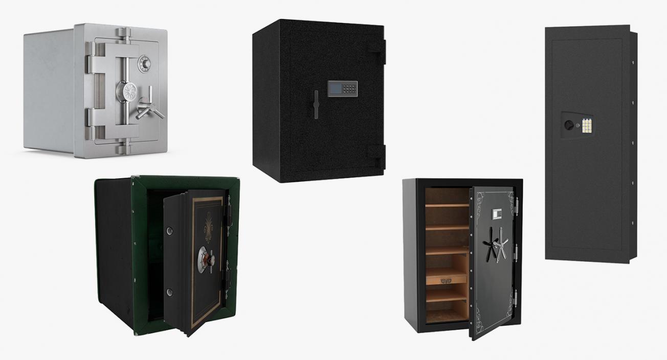 3D Safes Collection 5 model