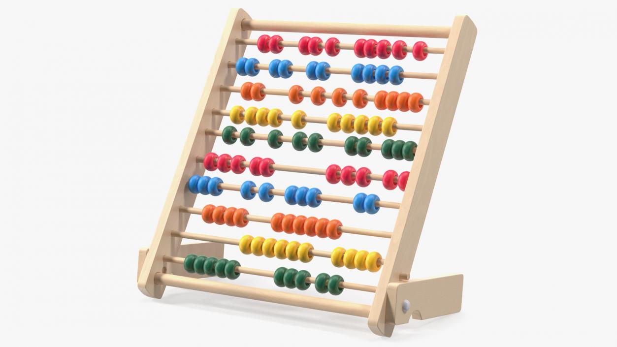 Wooden Abacus Collection 3D model