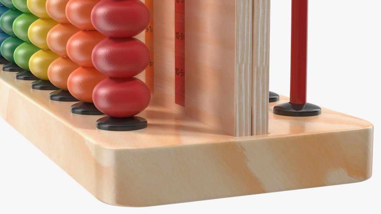 Wooden Abacus Collection 3D model