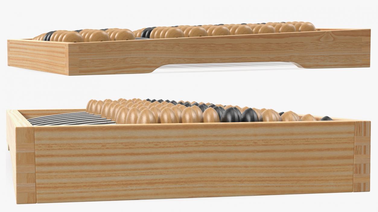 Wooden Abacus Collection 3D model