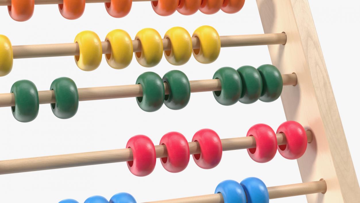 Wooden Abacus Collection 3D model