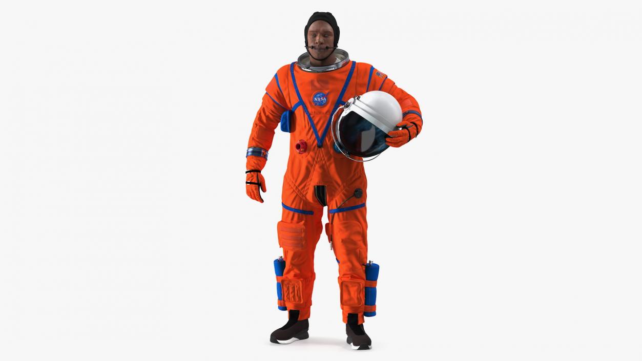 Astronaut Wearing ACES Suit 3D