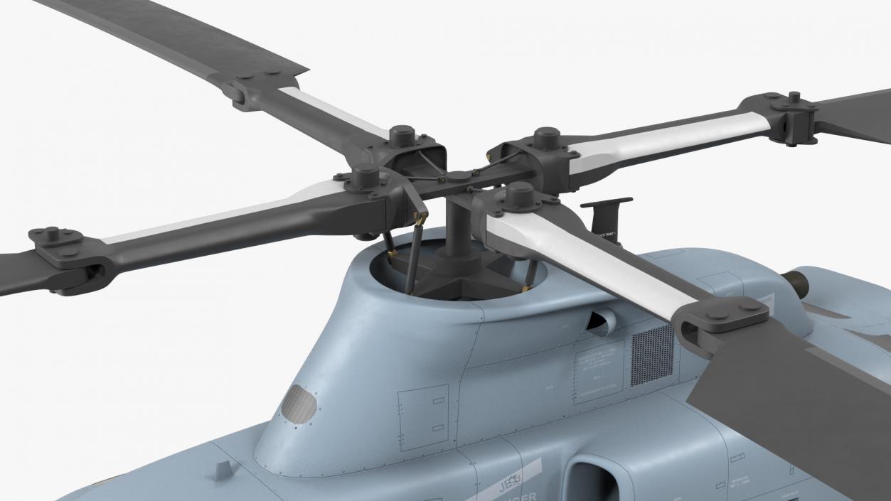 Bell UH1Y Venom Helicopter Rigged for Modo 3D