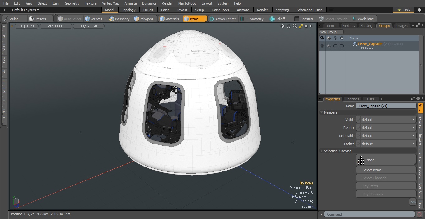 Crew Capsule 3D