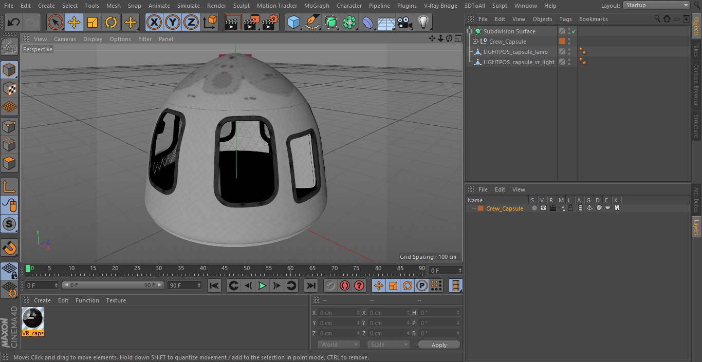 Crew Capsule 3D