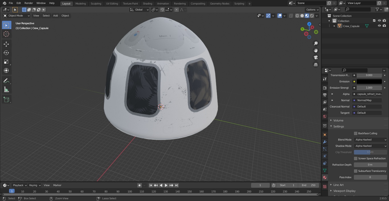 Crew Capsule 3D