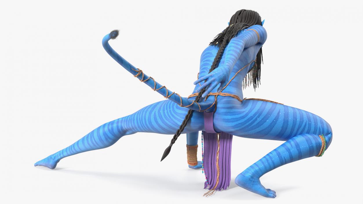 3D model Neytiri Avatar Rigged for Maya