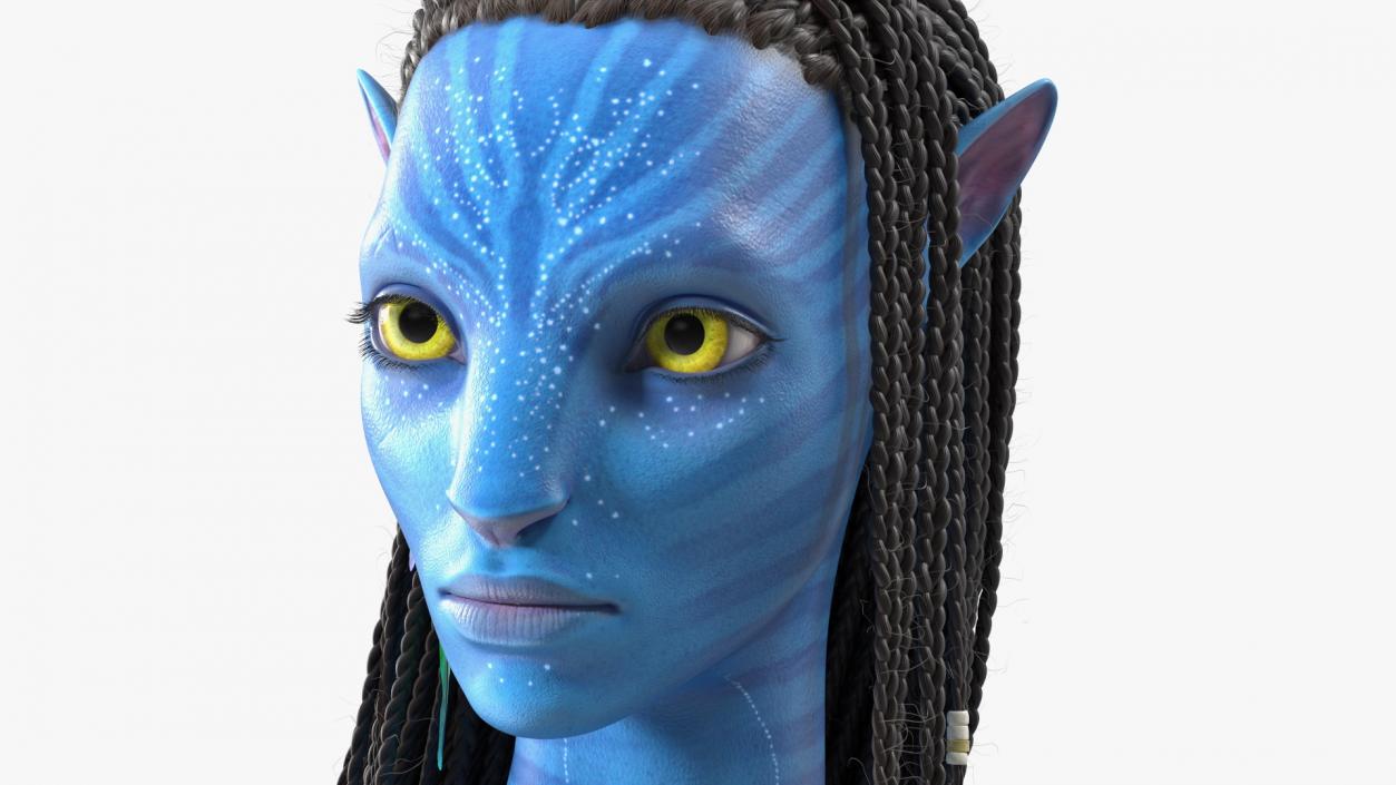 3D model Neytiri Avatar Rigged for Maya