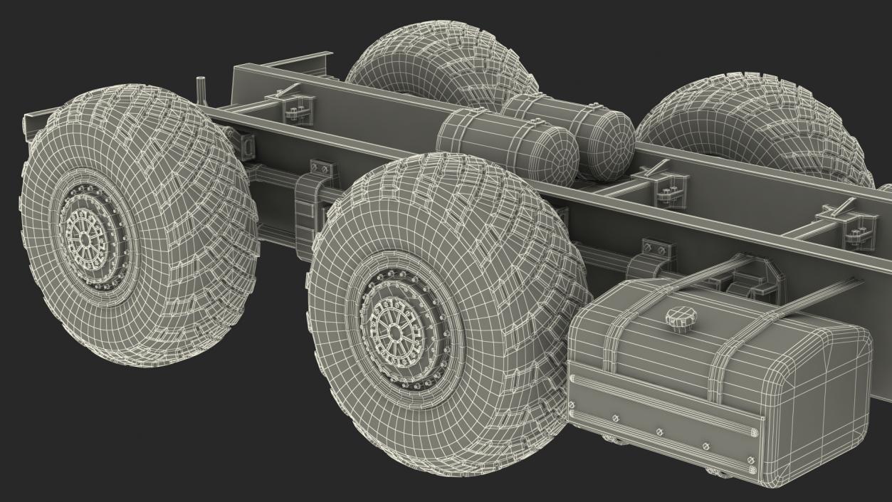 3D MZKT-7930 Astrolog Army 8x8 Transporter Rigged