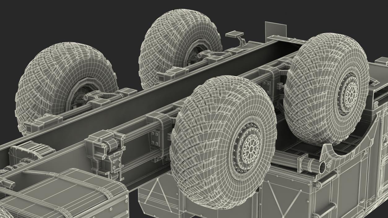 3D MZKT-7930 Astrolog Army 8x8 Transporter Rigged