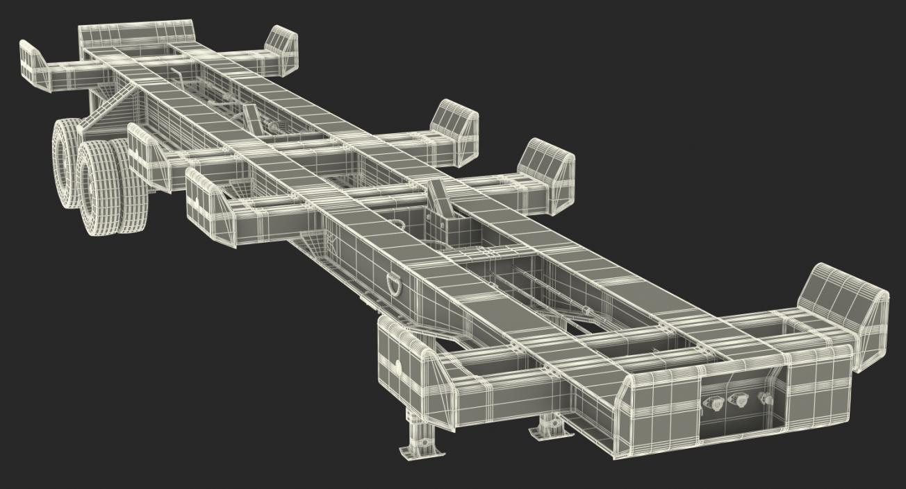 3D Seacom Terminal Chassis for ISO Container