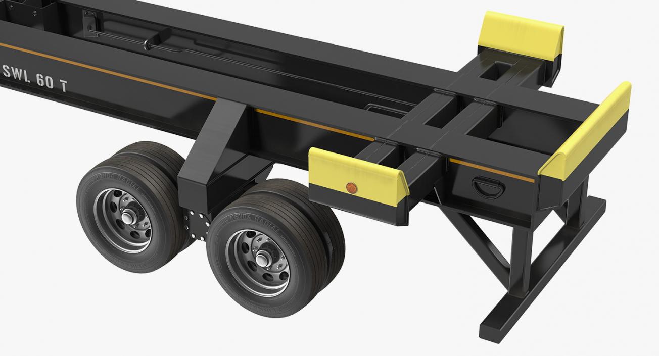 3D Seacom Terminal Chassis for ISO Container