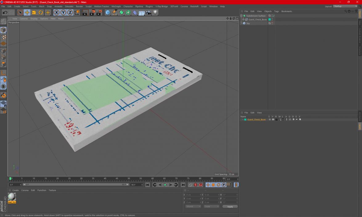 3D Guest Check Book