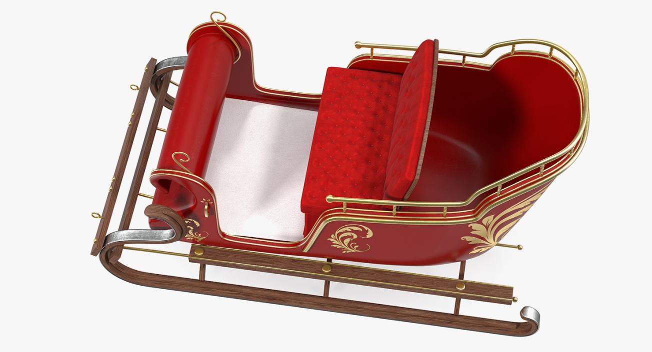 Santa Sleigh 3D