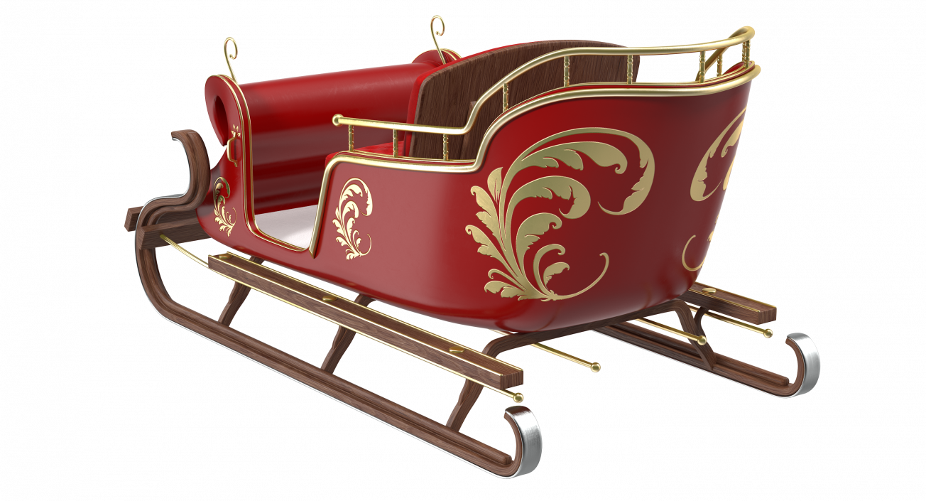 Santa Sleigh 3D