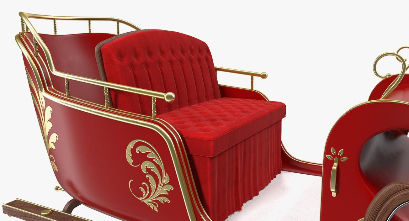 Santa Sleigh 3D