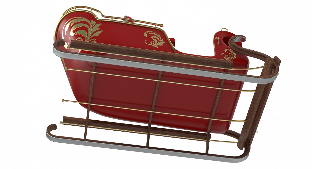 Santa Sleigh 3D