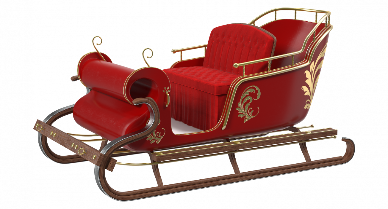 Santa Sleigh 3D