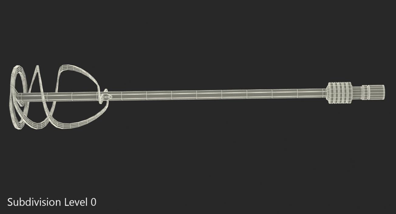 3D Mixing Paddle model