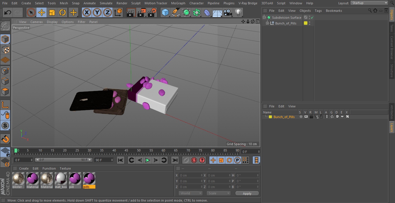 Bunch of Pills 3D model