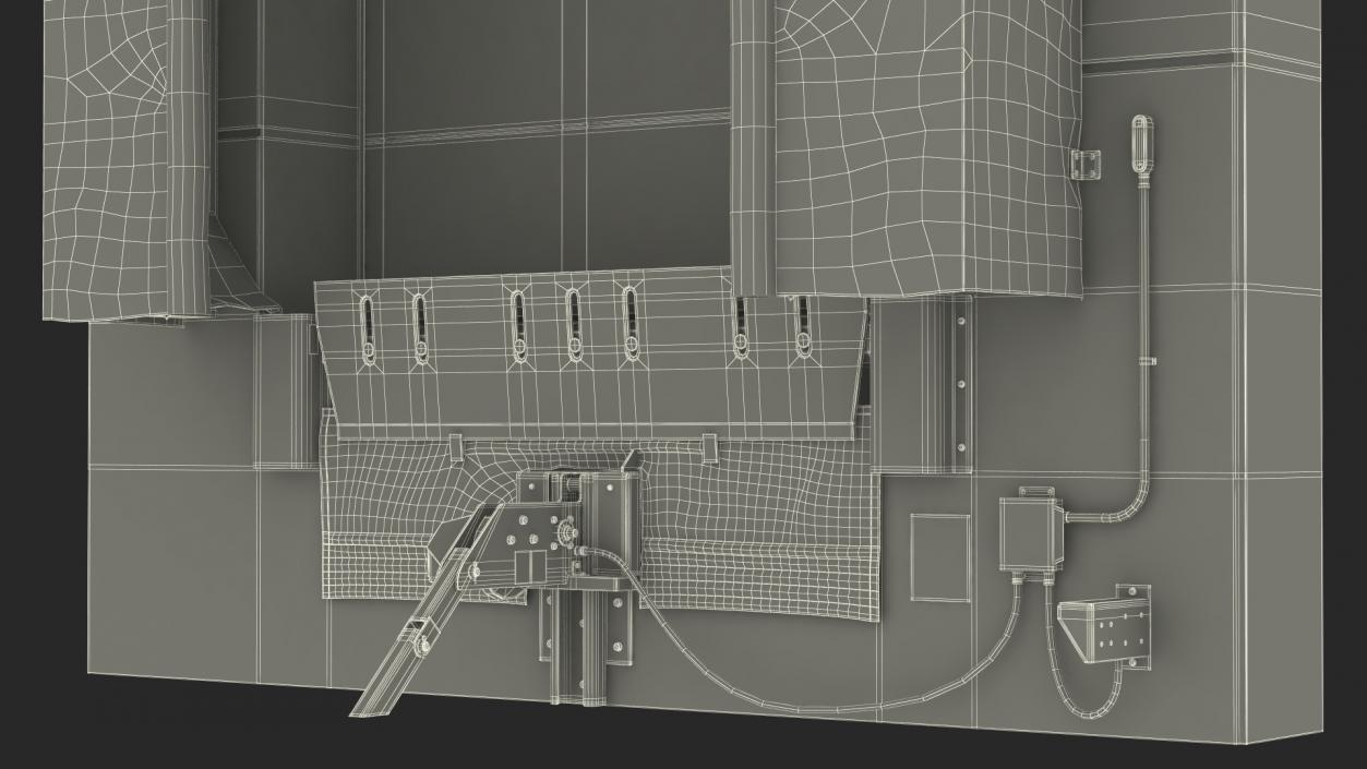 Loading Dock Bay with Roll-Up Door 3D model