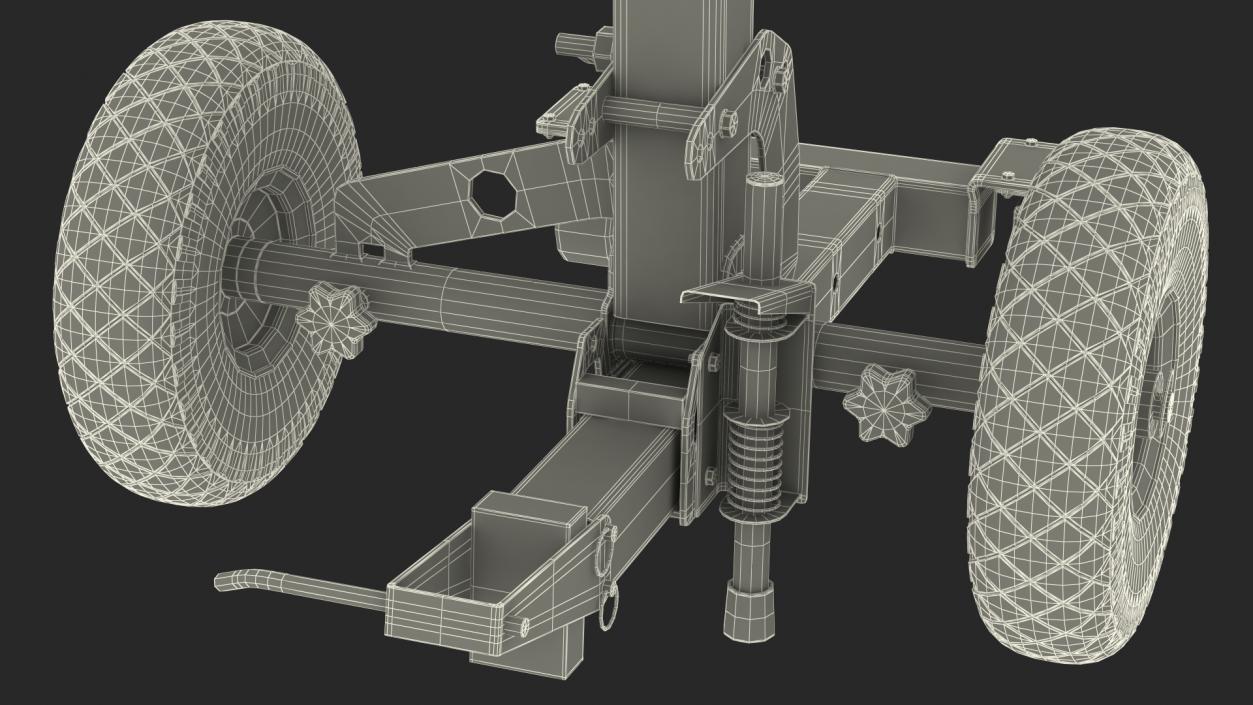 3D model Glass Vacuum Lifting Machine Rigged