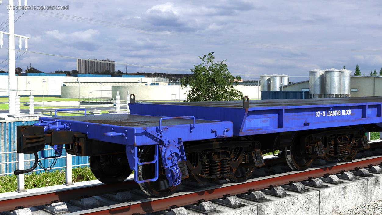 3D Heavy Duty Flatcar(1)