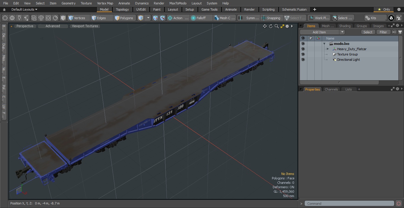 3D Heavy Duty Flatcar(1)