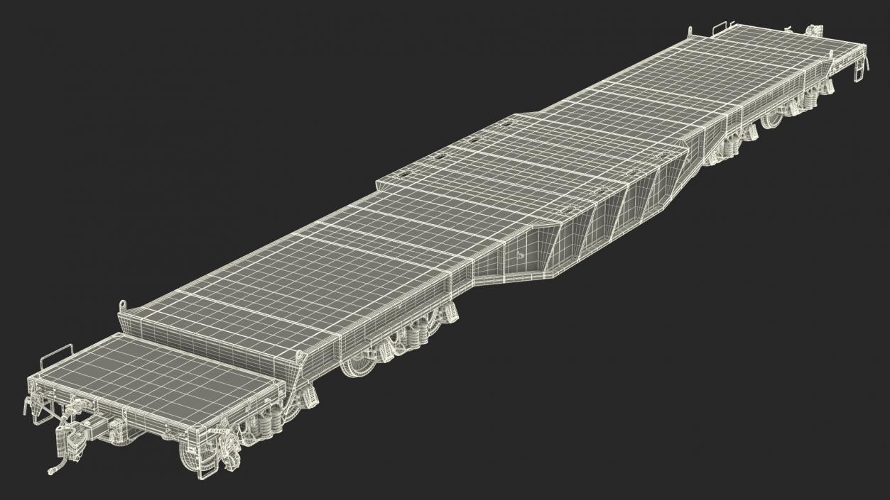 3D Heavy Duty Flatcar(1)