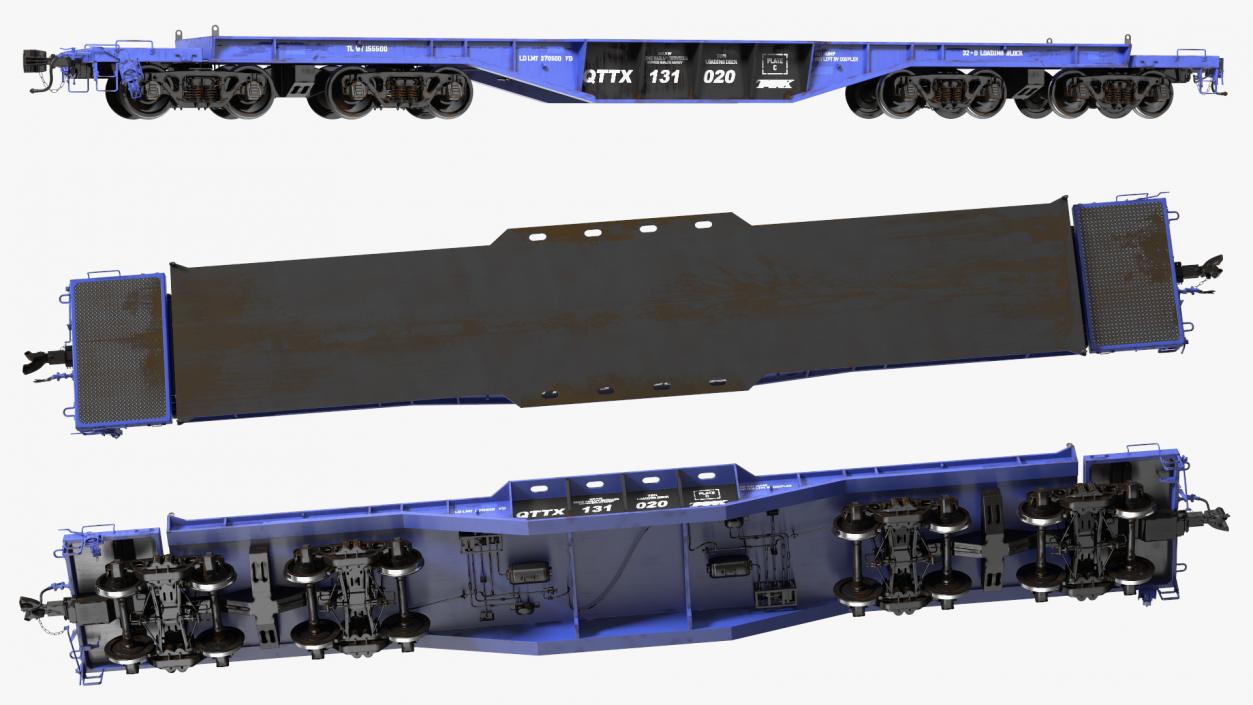 3D Heavy Duty Flatcar(1)