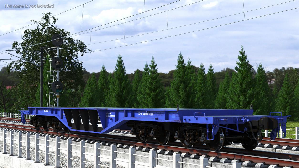 3D Heavy Duty Flatcar(1)