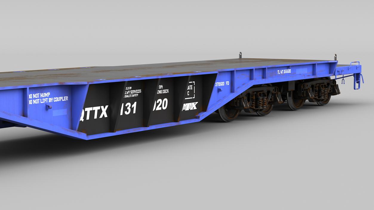 3D Heavy Duty Flatcar(1)