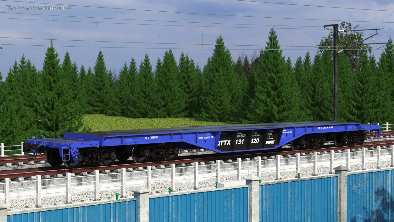 3D Heavy Duty Flatcar(1)