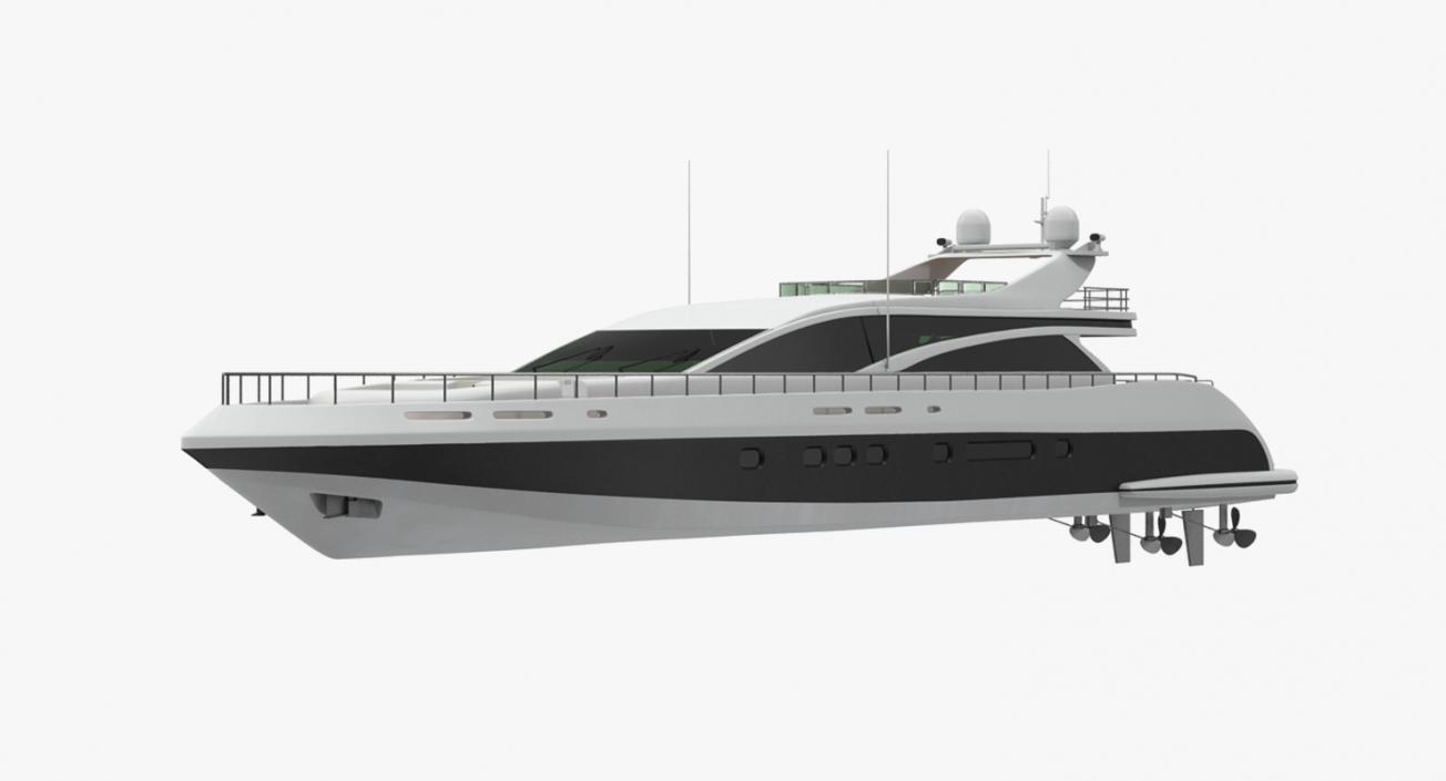 3D model Motor Yachts Collection 3