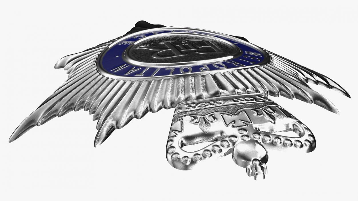 3D British Metropolitan Police Badge model