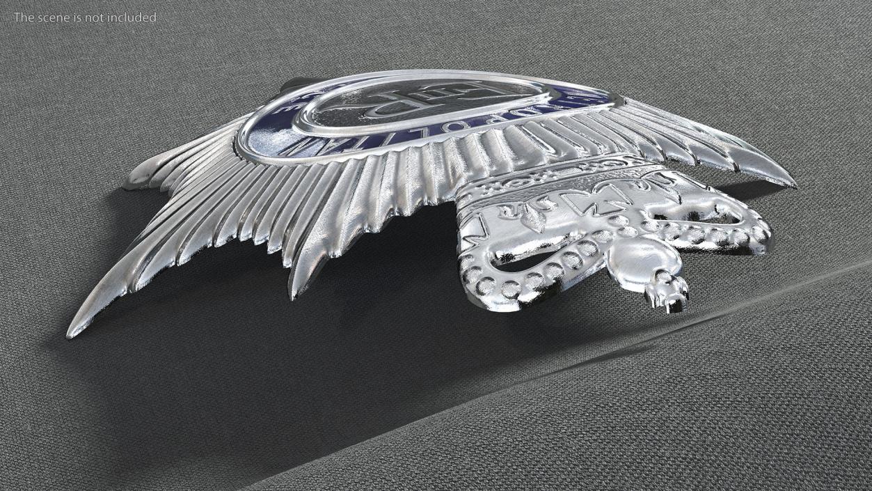 3D British Metropolitan Police Badge model