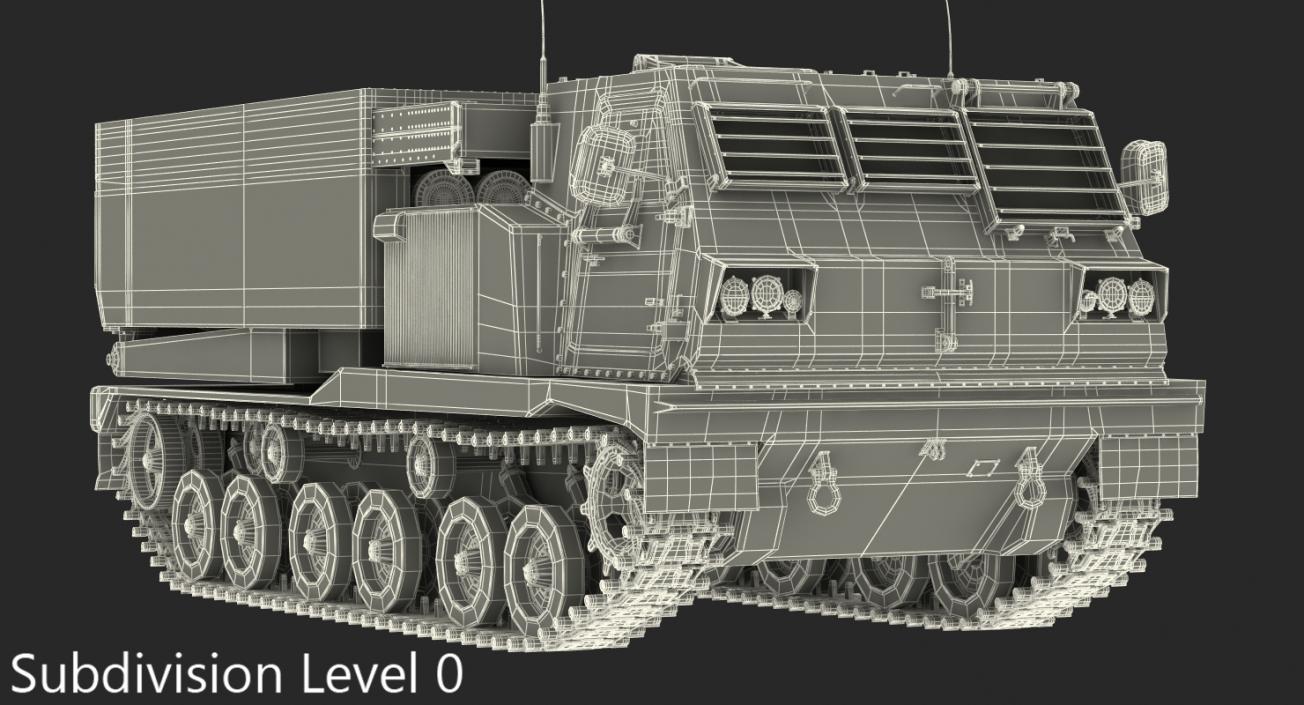 3D M270 MLRS Desert