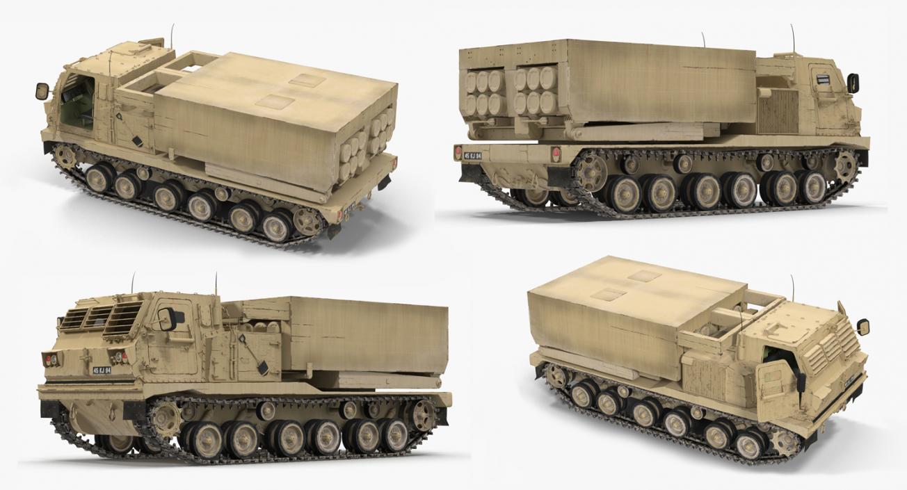 3D M270 MLRS Desert