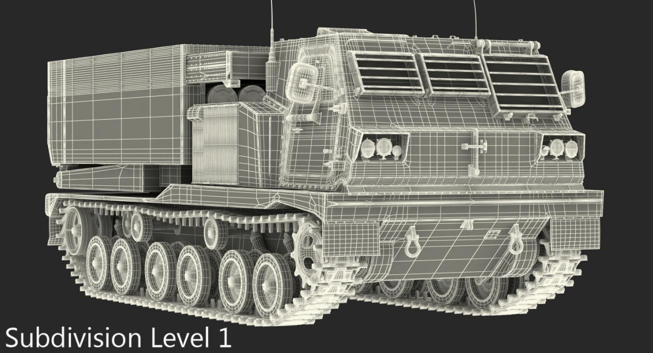 3D M270 MLRS Desert