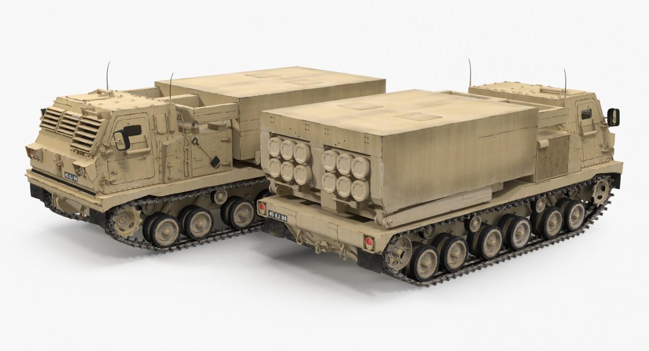 3D M270 MLRS Desert