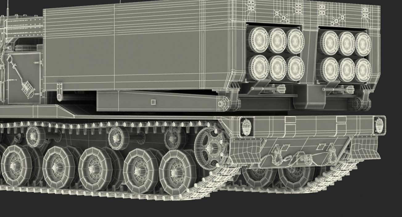 3D M270 MLRS Desert