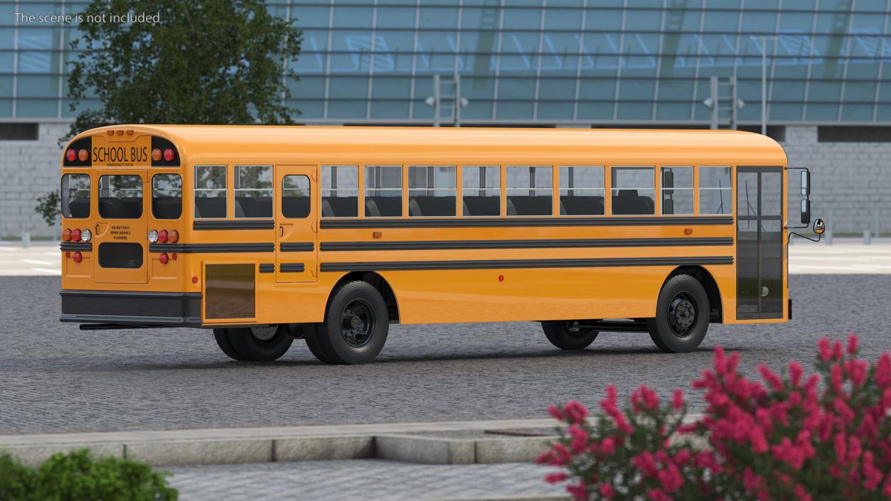 Blue Bird TX3 School Bus 3D model