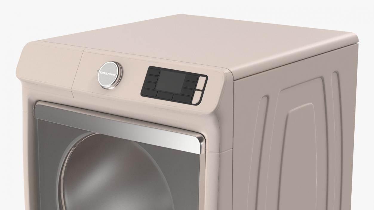 3D model Drying Machine Beige