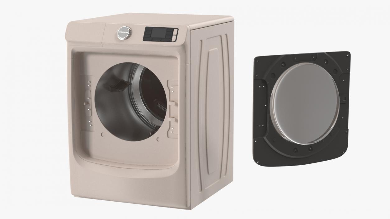 3D model Drying Machine Beige