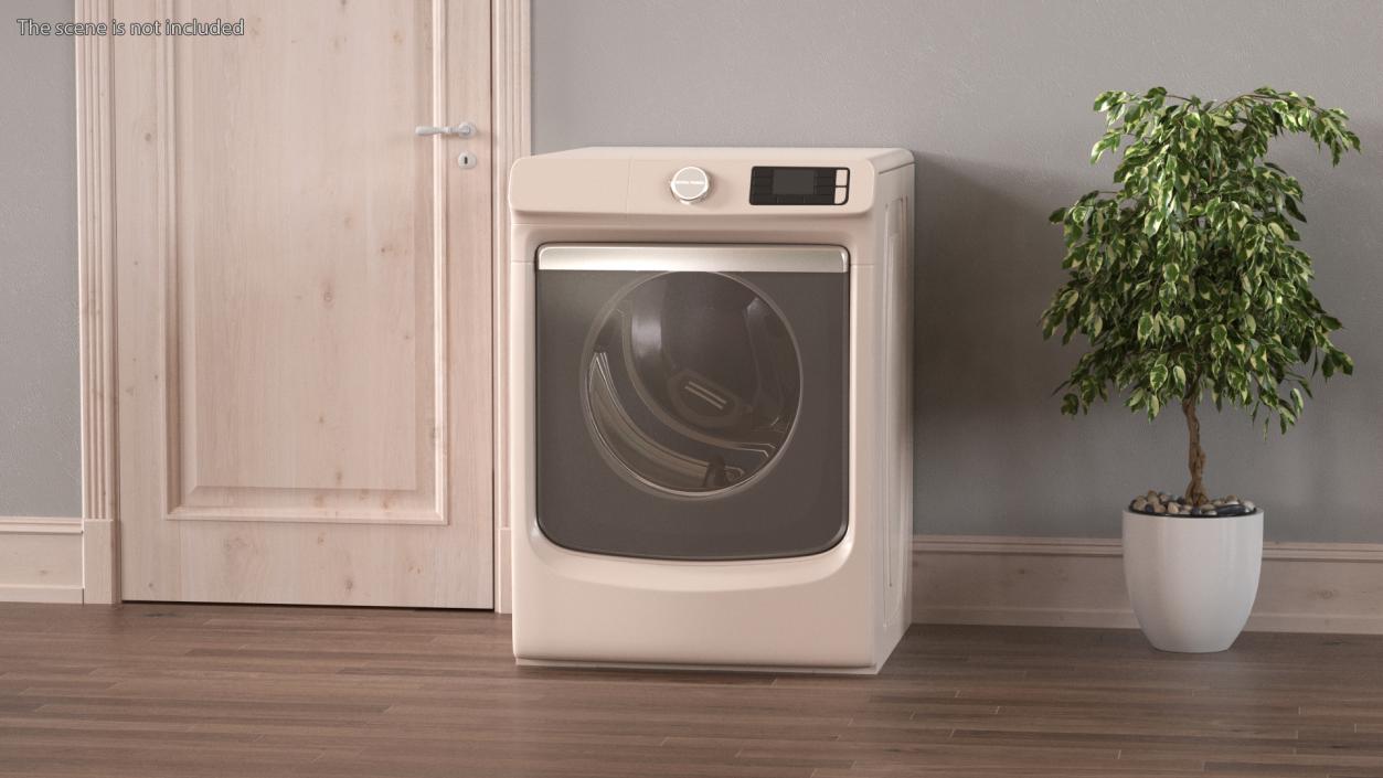 3D model Drying Machine Beige