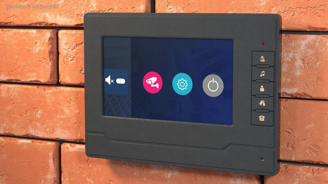 3D Amocam Video Intercom System Display