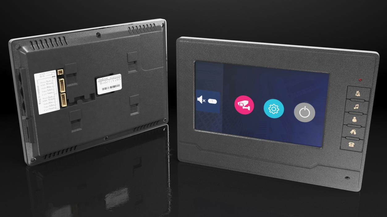 3D Amocam Video Intercom System Display