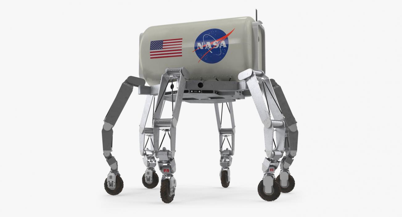 3D model NASA ATHLETE Lunar Rover Cargo Transport