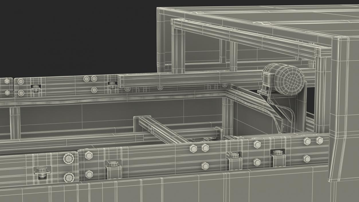 3D DHL Express Delivery Drone Station Rigged